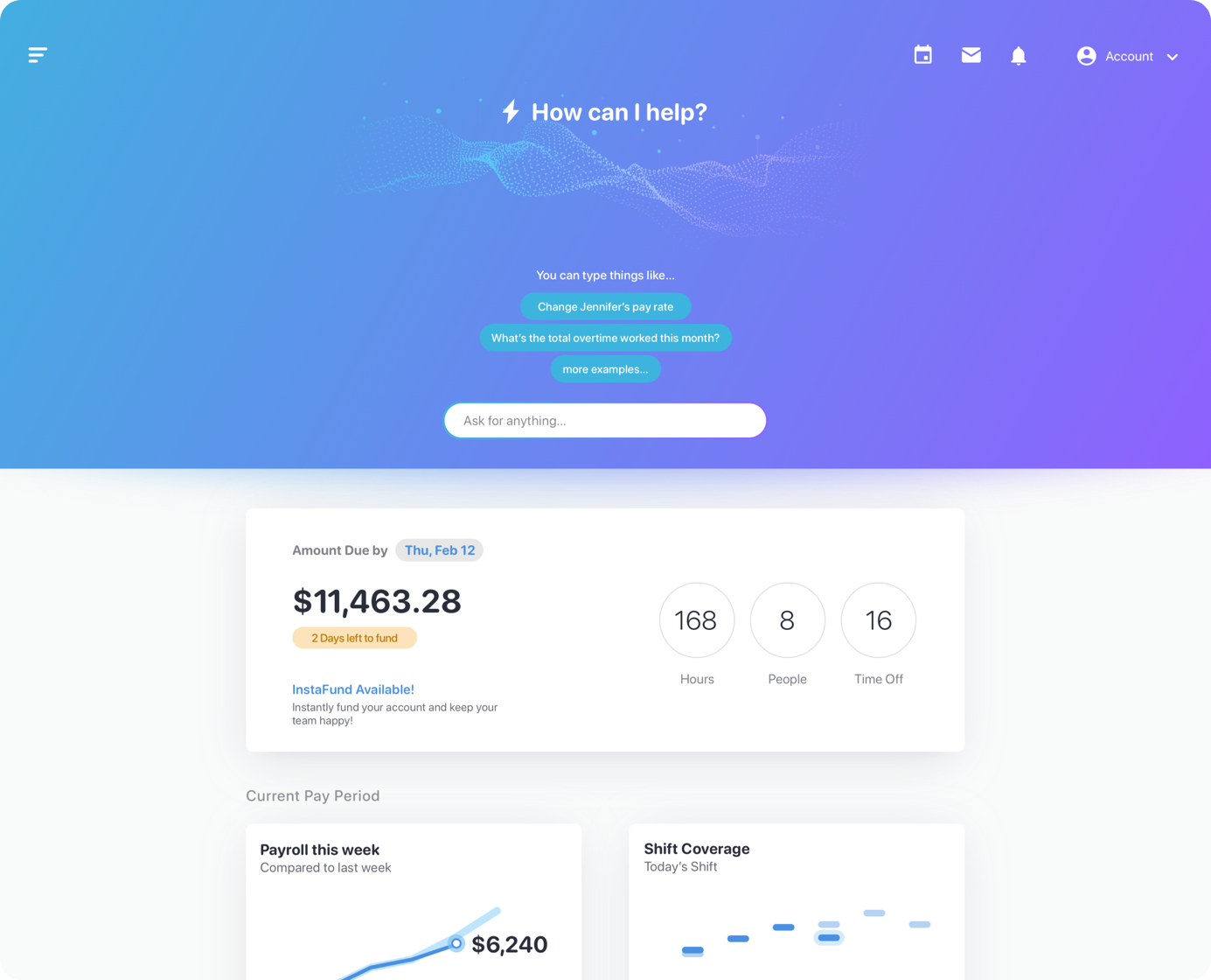 Calendar and scheduling view